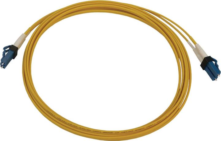 Produktbild Eaton TRIPPLITE 400G Duplex Singlemode 9/125 OS2 Switchable Fiber Optic Cable LC/UPC M/M LSZH Yellow (3 m)