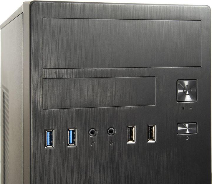 Actual product image Intertech Case ATX 2812 Business (ATX, Mini-ITX, mATX)