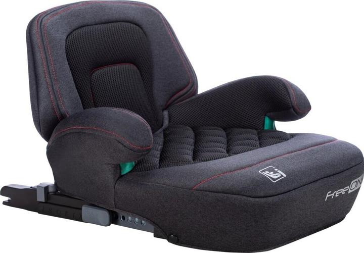 FreeON Cosmo Plus i-Size Sitzerhöhung 125-150 cm, Schwarz (Booster seat)