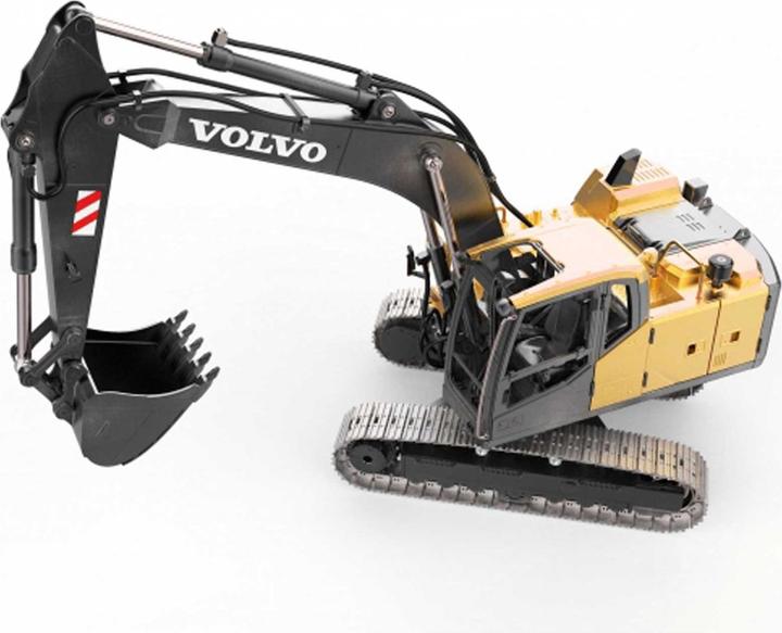 Actual product image Fm-electrics EC160E Volvo full metal excavator hydraulic 1:14 RTR yellow (RTR Ready-to-Run)
