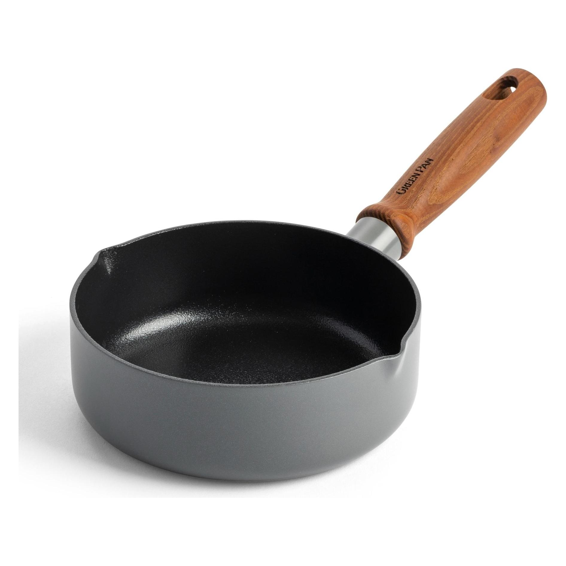 Greenpan Mayflower Pro 9-delige Pannenset Met Keramische Antikleeflaag, Pan + Steelpan, Grijs