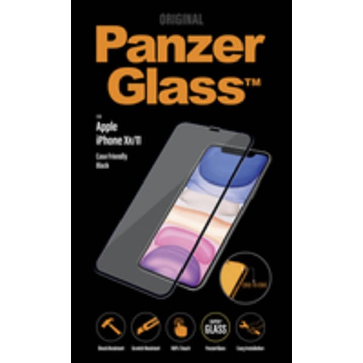 Actual product image PanzerGlass edge to edge (1 Piece, Apple iPhone 11, Apple iPhone XR)