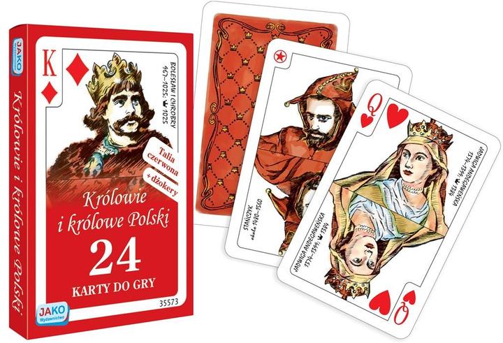 Actual product image Jako Karten 24 Könige und Königinnen von Polen