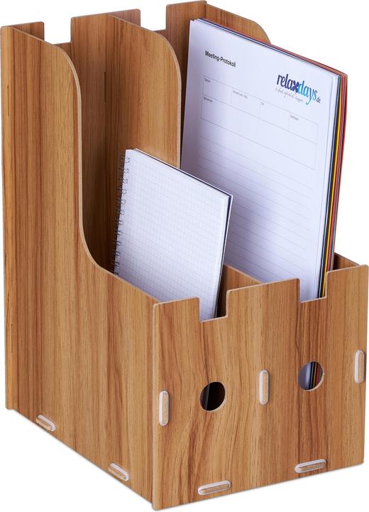 Actual product image Relaxdays Magazine file (A4)