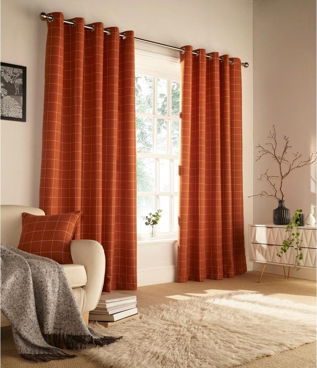 Actual product image Furn Eyelet curtains Ellis (229 x 137 cm)