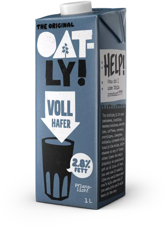 Actual product image Oatly Oat drink full fat (1 x 100 cl)