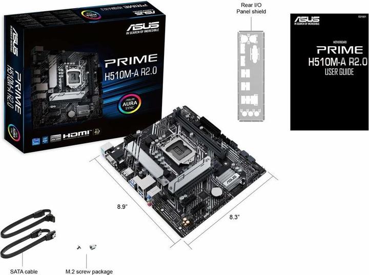 Actual product image ASUS PRIME B760M-A D4-CSM (LGA 1700, Intel B760, mATX)