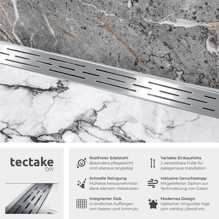 Immagine prodotto tectake Canale doccia (800 mm)