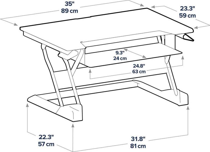 Produktbild Ergotron WorkFit Steh-Sitz Arbeitsplatz