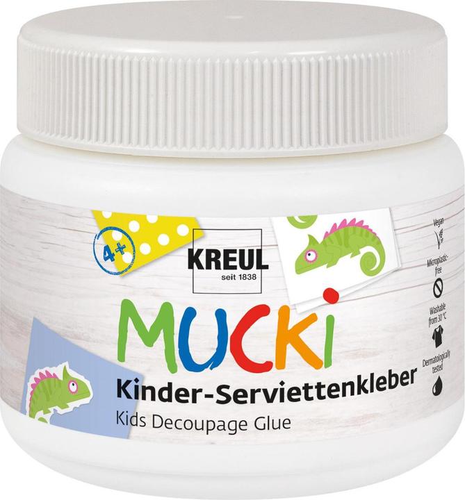 Kreul Mucki Kinder-Serviettenkleber (150 g, 150 ml)