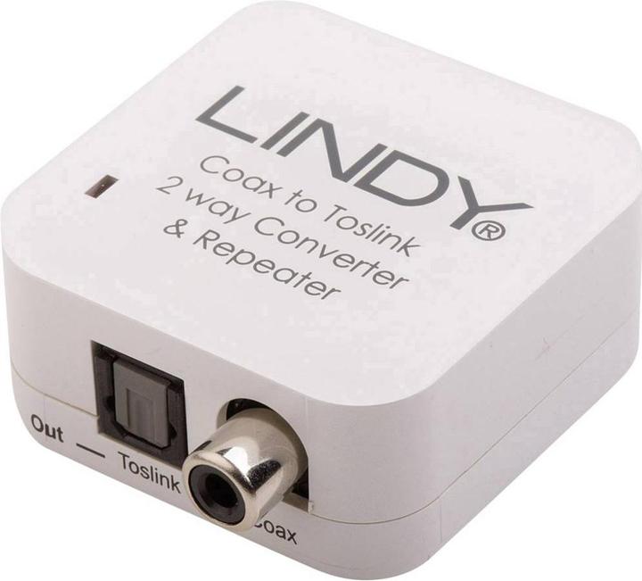Lindy Audiokonverter SPDIF Digital: Toslink - RCA Coax (Digital -> Digital)