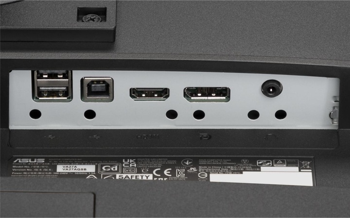 Actual product image ASUS VA27AQSB (2560 x 1440 pixels, 27")