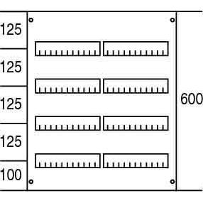 Thumbnail - Striebel & John STR AG24 Abdeckung 600x500mm fÃ¼r Verteilerfelder o. Schlitz, Elektronikzubehör + Gehäuse, Grau