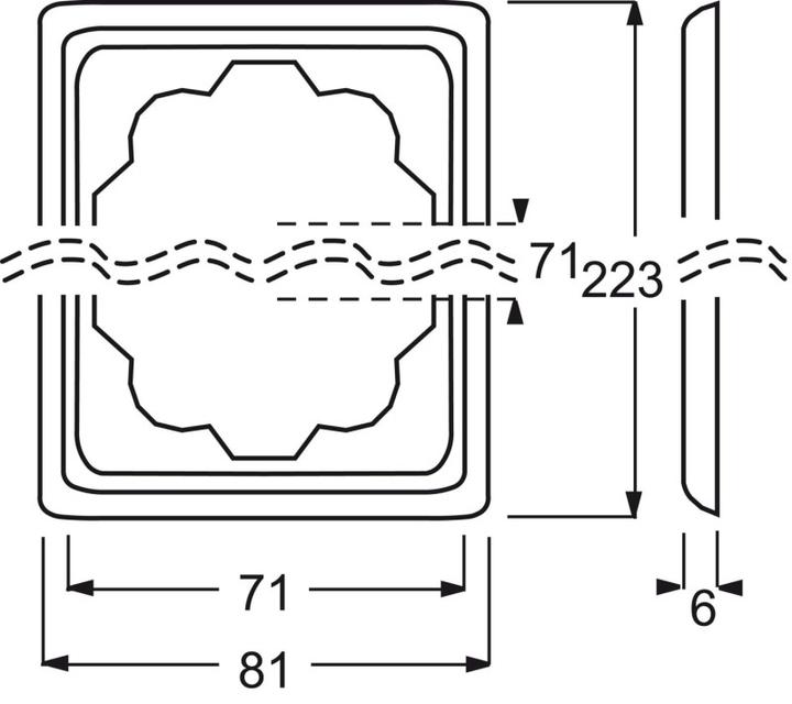 Actual product image Busch-Jaeger Frame