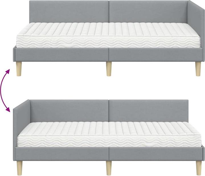 Produktbild vidaXL Eckbettgestell (80 x 200 cm)