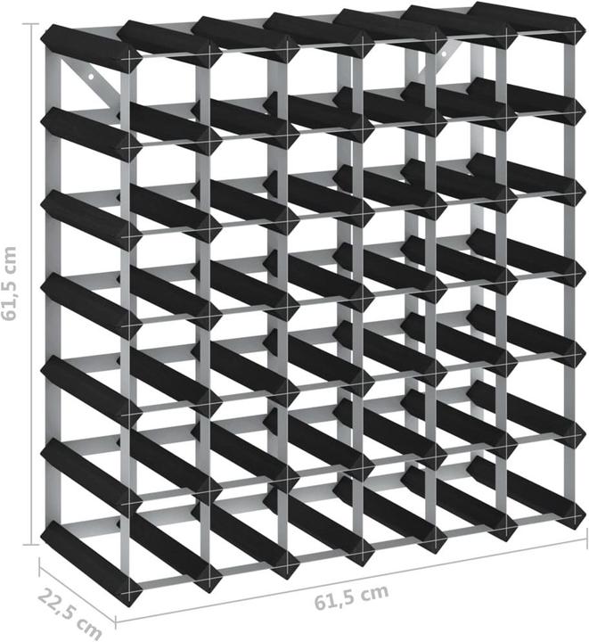Produktbild VidaXL Weinregal (61,5 x 22,5 x 61,5 cm, 42 Fl.)