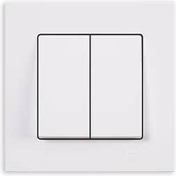 Actual product image Gunsan Eqona 2-way switch Switch on/off switch White