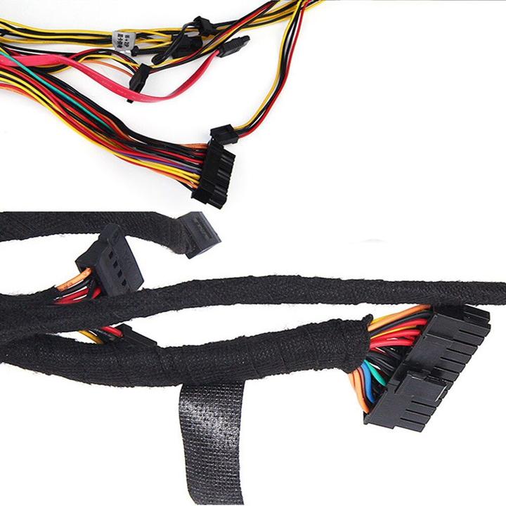 Image du produit JTI Ruban de câble - 15 m - noir