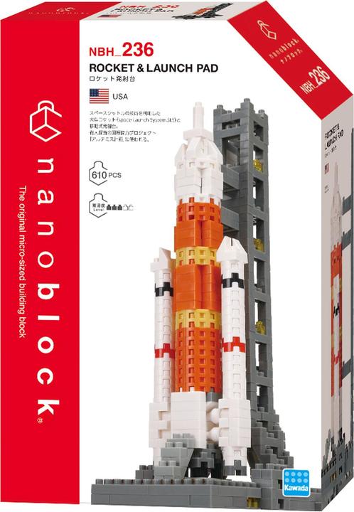 Image du produit Nanoblock Sights Rocket & Launch Pad