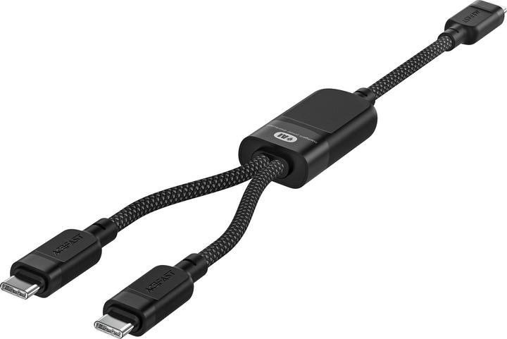 Image du produit Acefast C5 USB-C - Câble USB-C / USB-C 2in1 100W 480Mb/s - noir (1.20 m, 100 W)