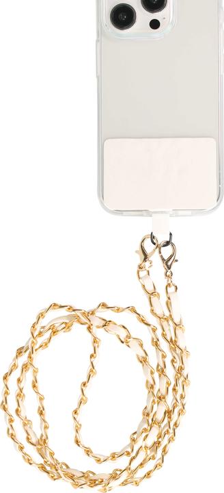 Actual product image PhoneLook Lanière/lacet élégante et sophistiquée universelle pour smartphone en similicuir et métal