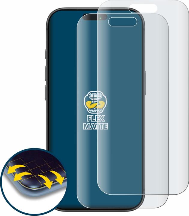 Actual product image BROTECT Full-Screen Protector Matte (2 pcs., Apple iPhone 17 Pro)