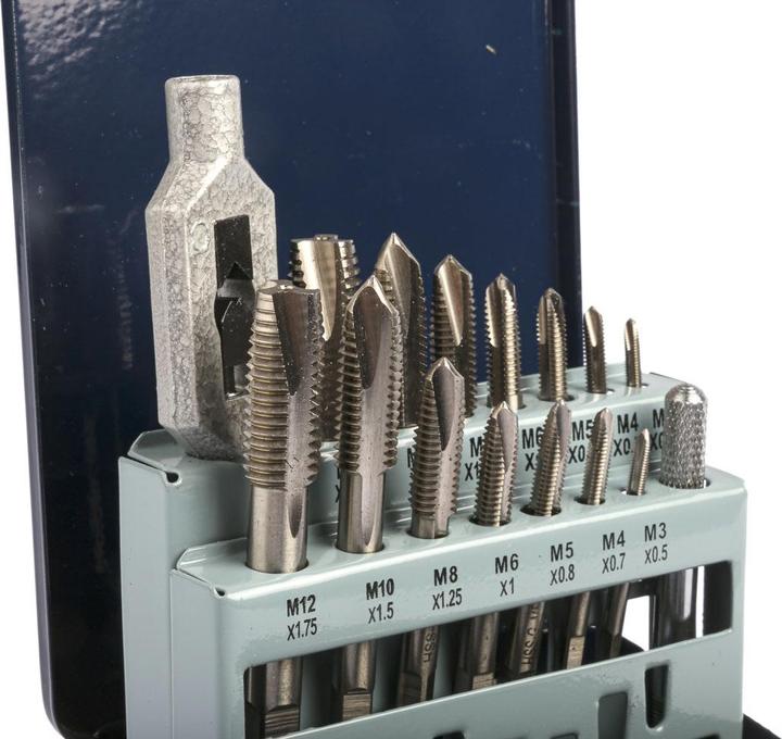 Produktbild Exact Einschnitt Gewindebohrer Sortiment M3-12