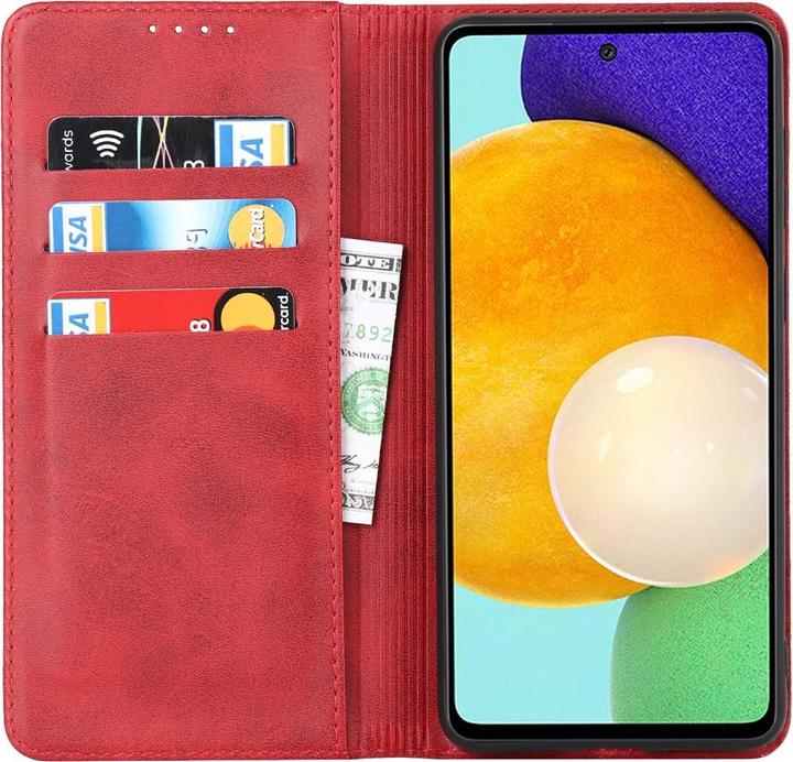 Produktbild Cover-Discount Galaxy A53 5G - Stand Flip Case Hülle rot (Samsung Galaxy A53 5G)