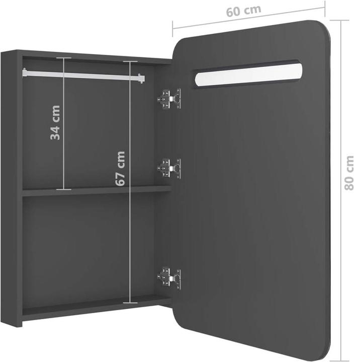 Image du produit vidaXL Badschrank (60 x 11 x 80 cm)