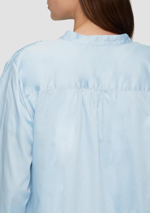 Produktbild S.Oliver Bluse Satinbluse mit Raffungen (40)