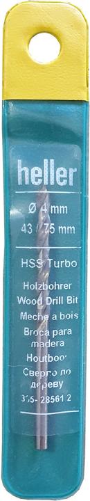 Produktbild Heller Holz-Spiralbohrer 4 mm 28561 2 (4 Millimeter)
