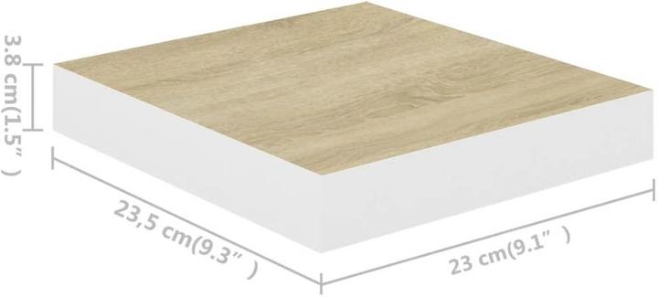 Actual product image vidaXL Wandregal (23.50 x 23 x 3.80 cm)