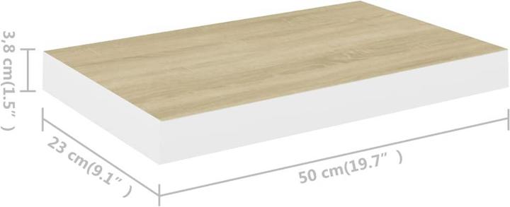 Actual product image vidaXL Wandregal (23 x 50 x 3.80 cm)