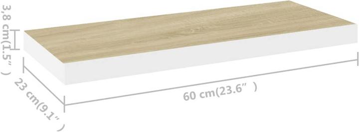 Produktbild vidaXL Lacey (60 x 23.5 x 4 cm)