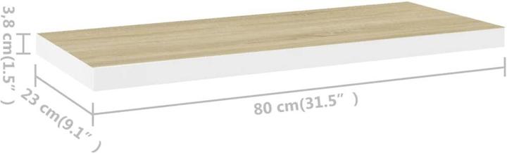 Image du produit vidaXL Lacey (80 x 23,5 x 4 cm)