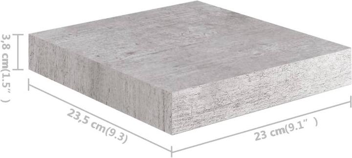 Actual product image vidaXL Wandregal (23.50 x 23 x 3.80 cm)