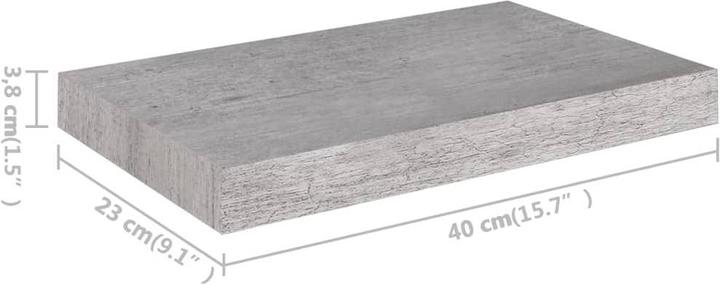 Actual product image vidaXL Wandregal (23 x 40 x 3.80 cm)