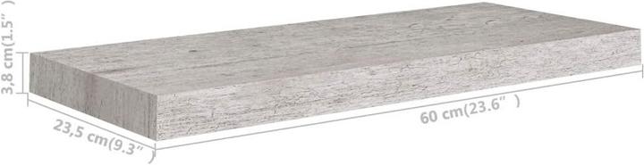 Actual product image vidaXL Wandregal (23.50 x 60 x 3.80 cm)