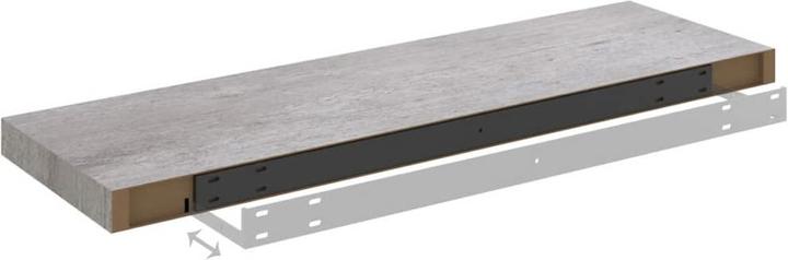 Actual product image vidaXL Wandregal (23.50 x 80 x 3.80 cm)