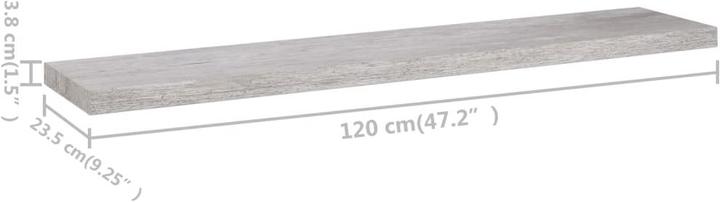 Actual product image vidaXL Wandregal (23.50 x 23.50 x 3.80 cm)
