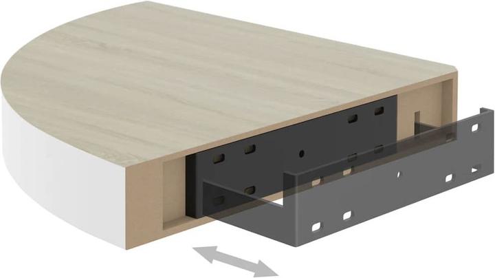 Produktbild vidaXL Wandregal (25 x 25 x 3.80 cm)