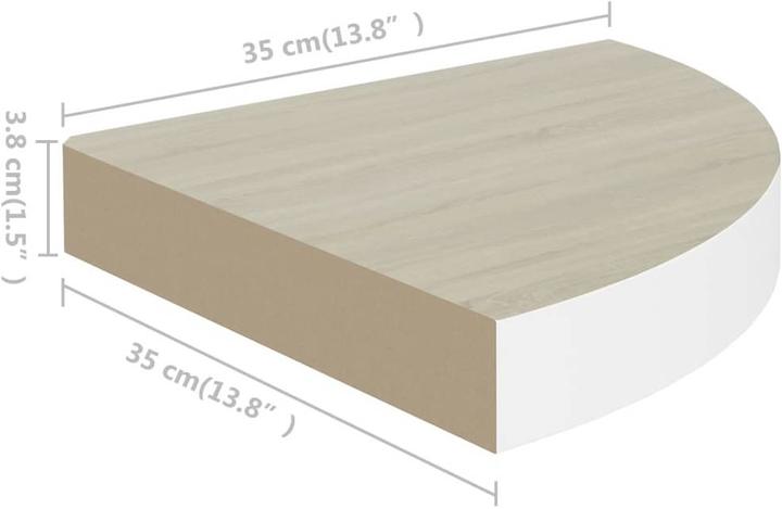 Produktbild vidaXL Wandregal (35 x 35 x 3.80 cm)