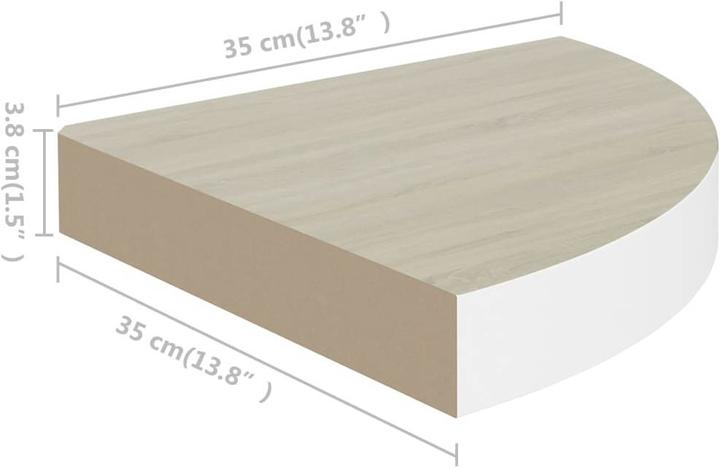 Produktbild vidaXL Wandregal (35 x 35 x 3.80 cm)