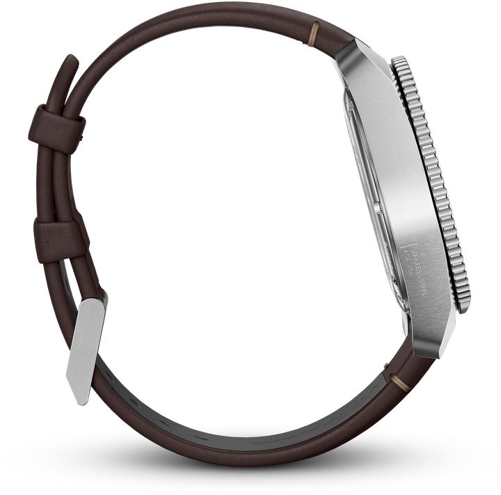 Productafbeelding Victorinox Journey 1884, Duikershorloge, Herenhorloge, 43 cm, Zwarte wijzerplaat, Bruine leren band (Duikhorloge, 43 mm)