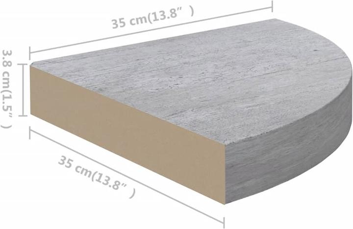 Produktbild vidaXL Wandregal (35 x 35 x 3.80 cm)