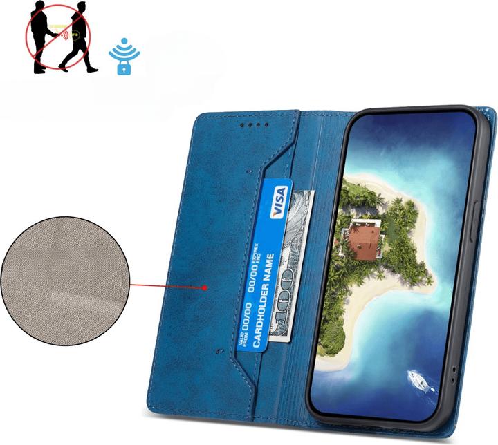 Actual product image Cover-Discount Xiaomi Redmi 14C / Poco C75 - Flip Case mit RFID Blocker (Xiaomi Poco C75, Xiaomi Redmi 14C)