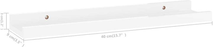 Produktbild vidaXL Wandregal (40 x 9 x 3 cm)