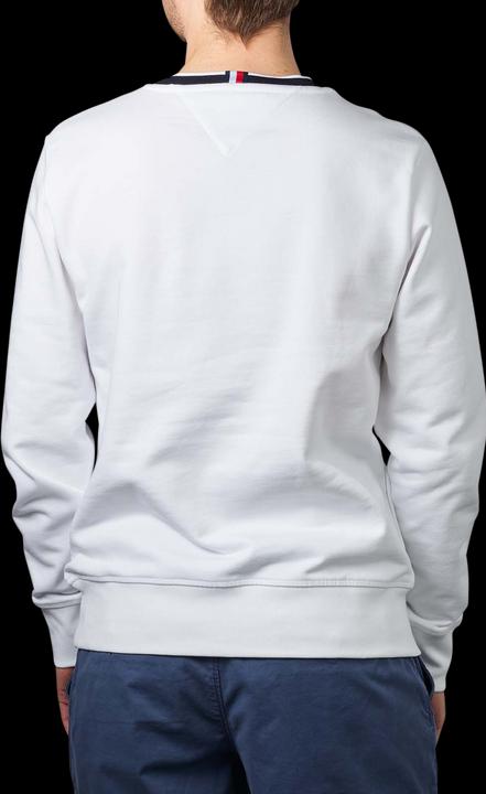 Produktbild Tommy Hilfiger Jacquard Pullover Crew Neck White (L)