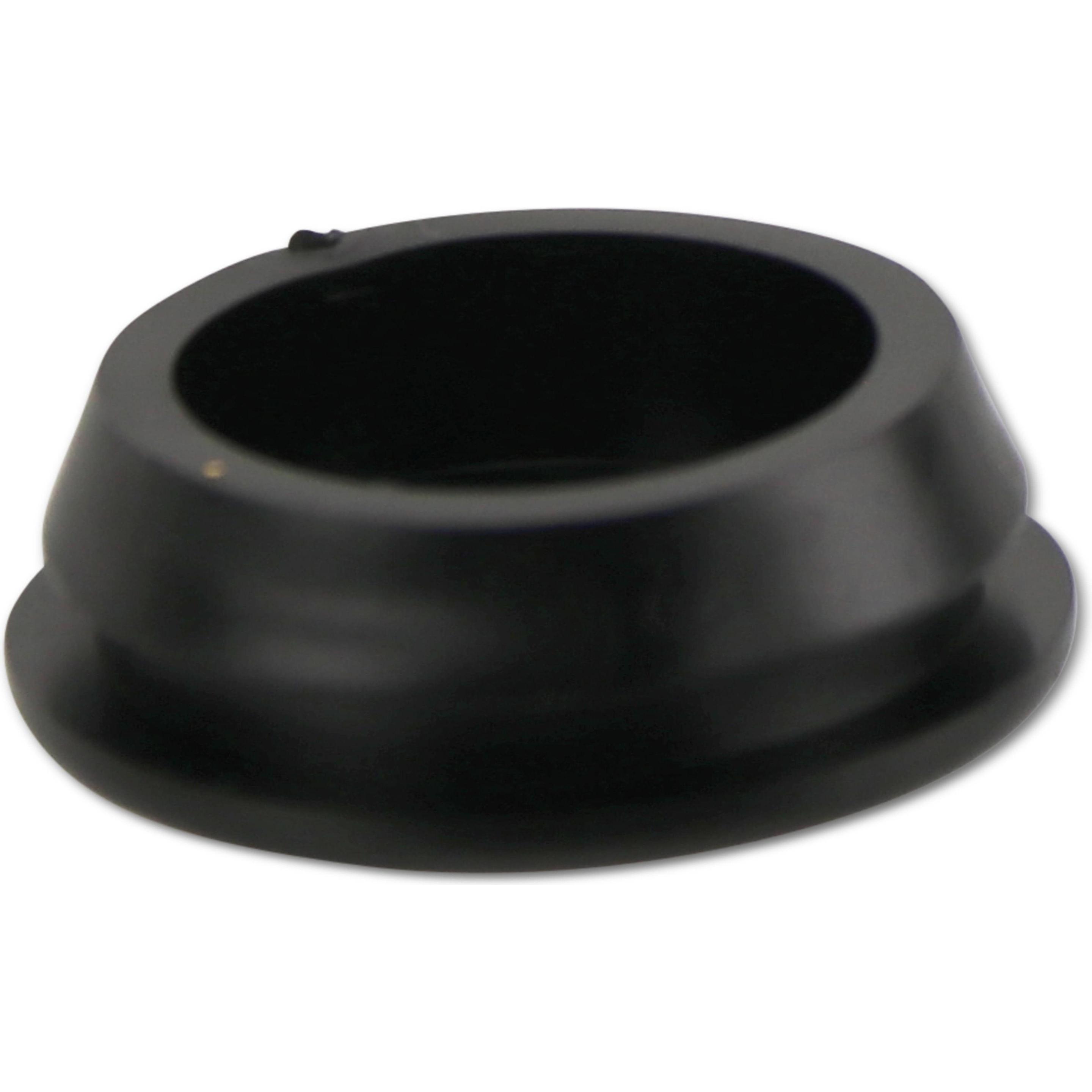 KSS, Kabelschutz + Kabelführung, Kabeldurchführungstülle PVC weich, schwarz, Plattenstärke 2, geschlossen, 1 Stück (Kabe...