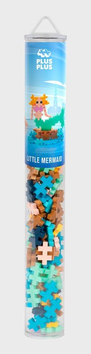 Actual product image Plus-Plus 100 creative mermaid building blocks